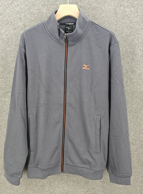 Mizuno美津浓 男子运动针织舒适拉链开衫外套 K2CC0551 原498