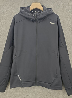 Mizuno美津浓 男子运动针织加绒连帽外套K2CC15A1 原698