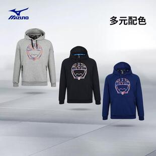 Mizuno美津浓 原568 男子哆啦A梦联名运动休闲连帽卫衣D2CC0591