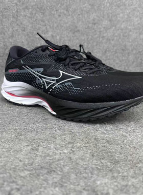 Mizuno美津浓 男轻量耐磨回弹缓震运动慢跑鞋WAVE RIDER 27原998