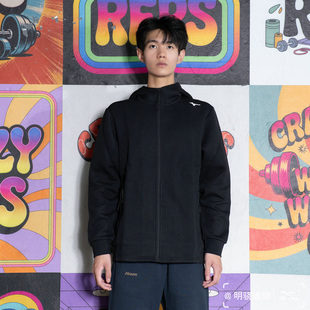 Mizuno美津浓男女外套连帽上衣针织夹克运动服 K2CC19T1 原798