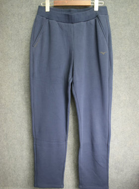 MIZUNO/美津浓男式运动长裤针织直筒加绒加厚卫裤K2CD15A3 原548