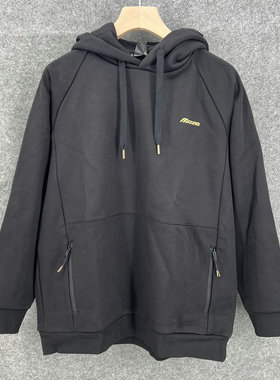 Mizuno美津浓 男子哆啦A梦联名加绒连帽卫衣长袖D2CC0091 原568