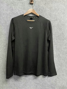 原598 T恤K2CA15A4 Mizuno美津浓 男子休闲绵羊毛长袖