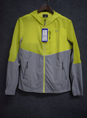 Mizuno/美津浓 男子运动梭织防水薄款专业连帽外套J2CE24P1 原798