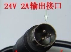 76针式小票打印机,80热敏POS76打印机电源适配器24V2A圆口三针