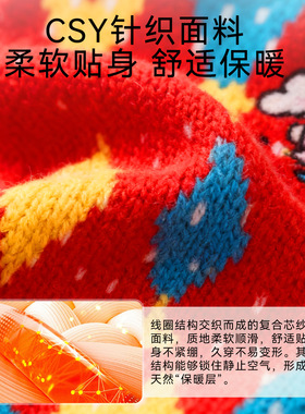 嬉皮狗新年宠物衣服喜庆过年毛衣中小型犬加厚保暖比熊猫咪狗服饰