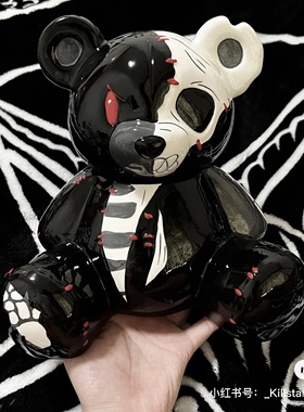 【KIllstar】非现货暗黑僵尸小熊套装曲奇罐茶杯马克杯碗