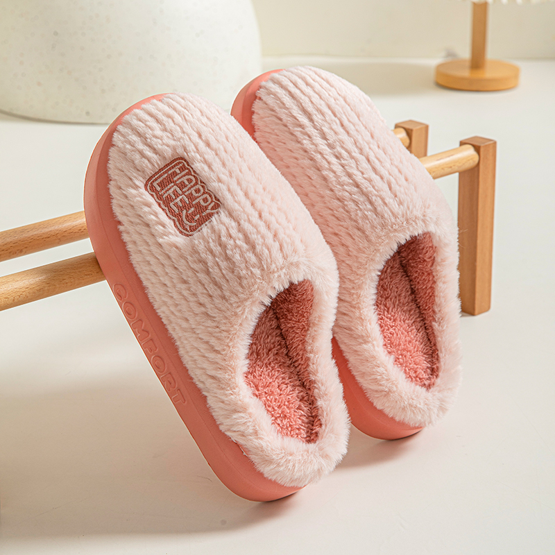 棉拖鞋女士冬季室内家居防滑厚底