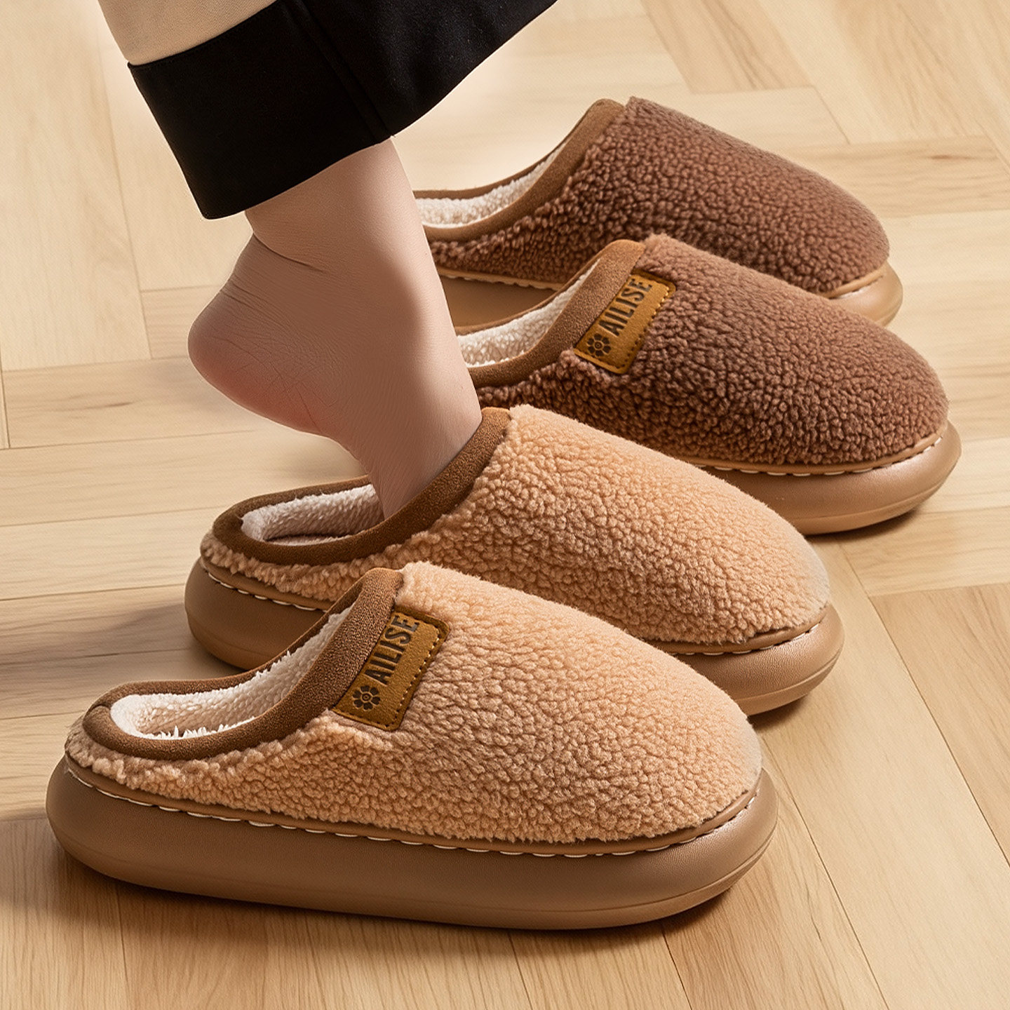 厚底棉拖鞋女款秋冬季2025新款