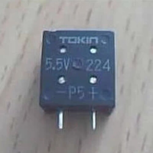 拆机现货FMOH224ZF 方形NT 5.5V0.22F 法拉超级电容FM0H224ZF