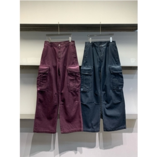 阔腿拖地宽松直筒水洗显瘦休闲牛仔裤 设计师新款 25冬季 男 独处