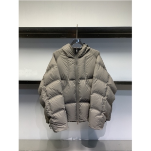 设计师款 25冬款 目写连帽90白鸭绒廓形高充绒蓬松外套男女 独处