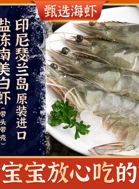 盐冻虾瑟兰王新鲜冷冻