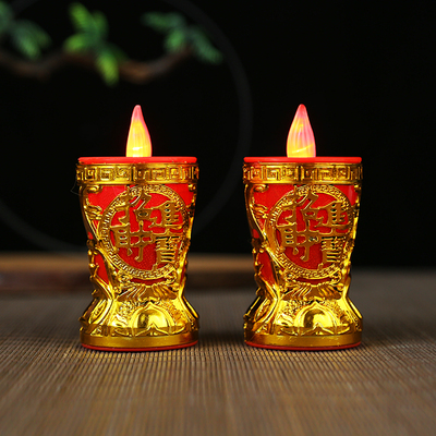 LED仿真电烛灯长明灯烛台灯家用