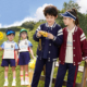 英伦学院风校服套装 班服四件套棒球服幼儿园服 中小学生春秋夏新款