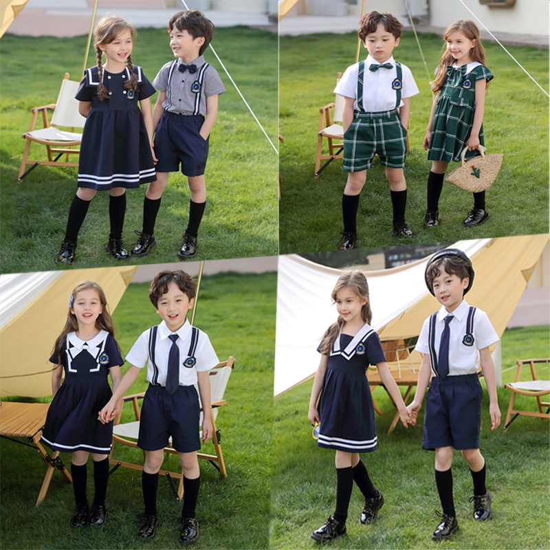 英伦学院风幼儿园男女童班服校服