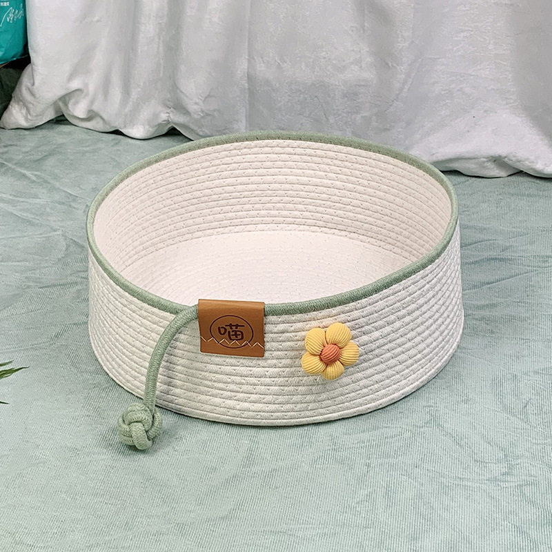 猫窝藤编夏季凉窝猫咪窝四季通用网红猫抓板一体窝深度睡眠可水洗,宠物/宠物食品及用品,猫笼子/猫别墅,淘宝优惠券,粉丝福利购,淘宝优惠卷