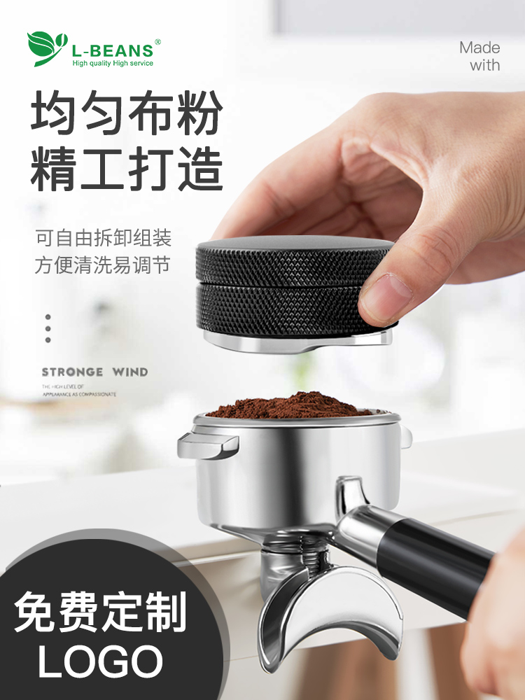 定制logo布粉器马卡龙色压粉锤