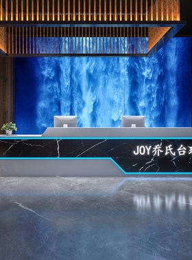 定制简约现代整装吧台