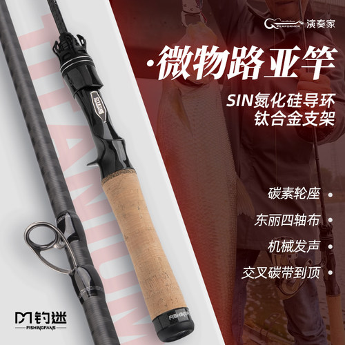 钓迷演奏家微物马口竿路亚杆