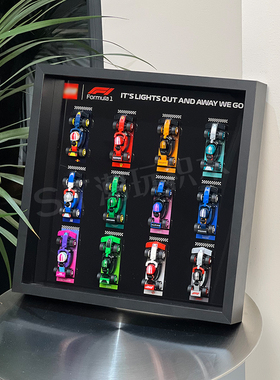 适用于乐高71049抽抽乐F1小车队展示盒上墙相框防尘收纳展示架