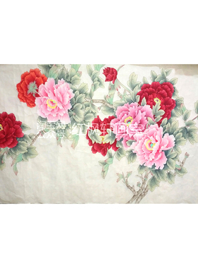 大幅熟宣纸包邮工笔画白描底稿
