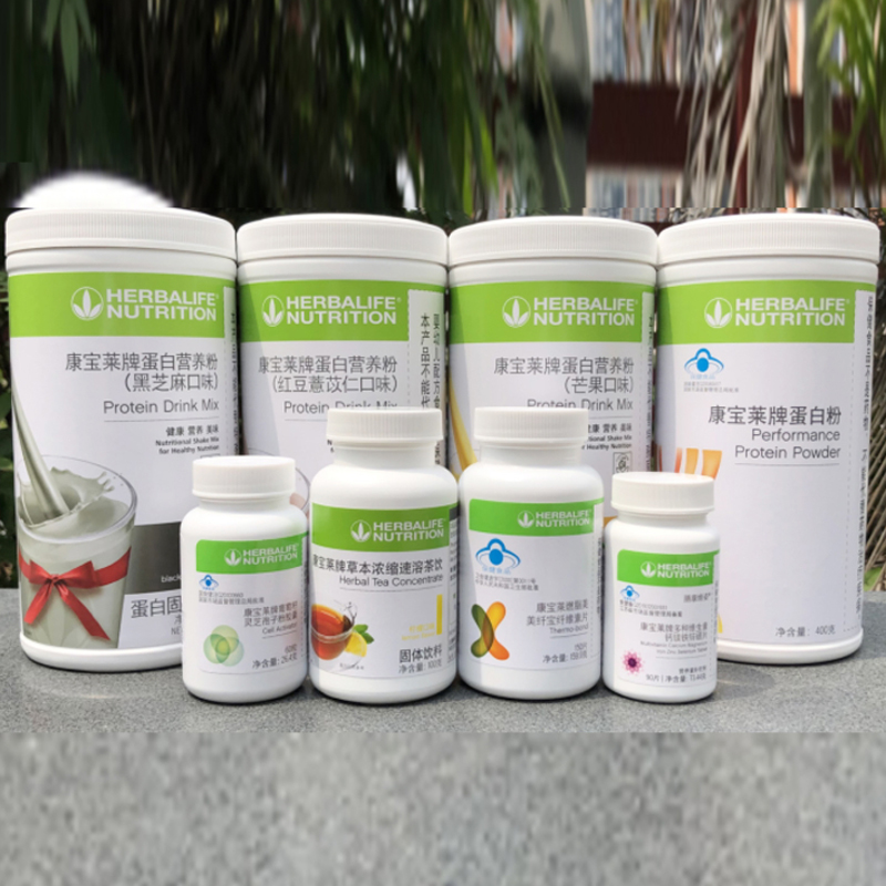 国产康宝莱牌快速套餐一个月量8瓶装 俱乐部正品带防伪钢印送水壶