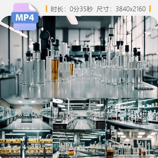 高清高端科研实验室生物化学病毒药品无尘器材现代科技工视频素材