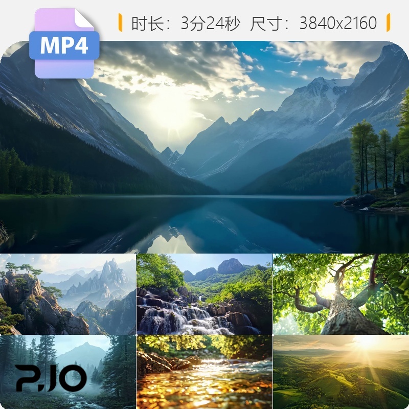 高清漓江庐山天台山4K延时航拍壮丽云海日出日落唯美视频素材