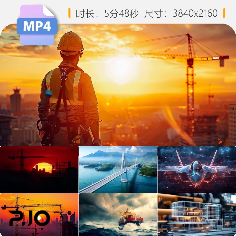 高清4K中国梦科技经济建设高铁交通现代筑架桥延时腾飞视频素材