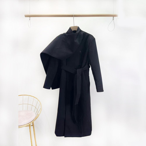 VANE设计感小众中长款加棉外套