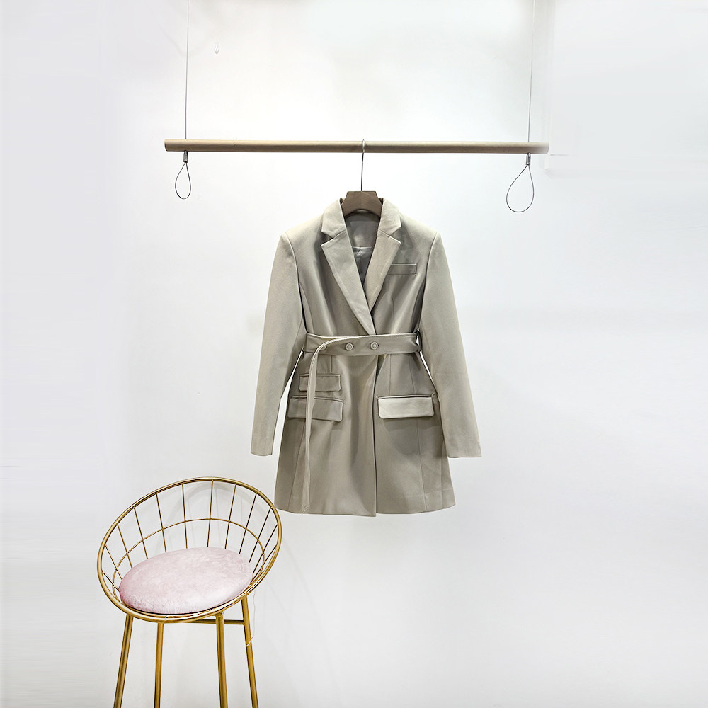 VANE系带显瘦西装外套