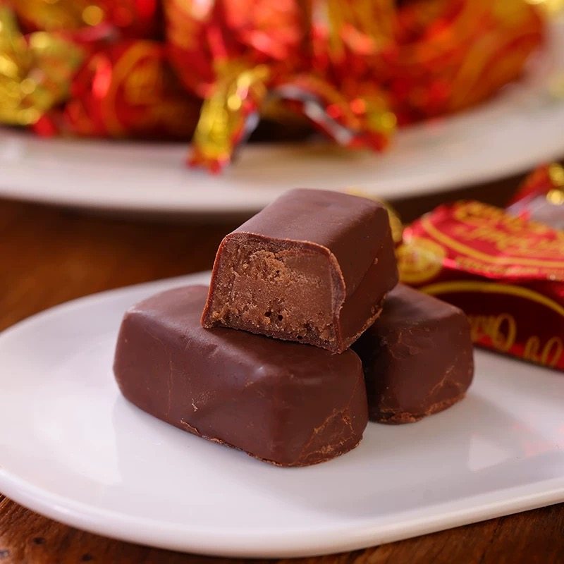 俄罗斯进口大头娃娃巧克力糖果爱莲巧夹心糖年货喜糖伴手礼500克