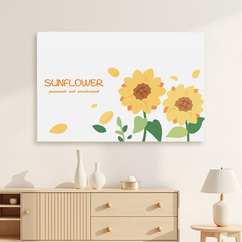 43/50/55英寸65/75寸挂壁式新款电视机套防尘罩子全包挂墙盖布