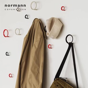 Normann Copenhagen Loop Hook客厅卧室墙上金属环形壁挂衣钩