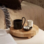 Flow 丹麦ferm living Mug侘寂风手工艺陶制马克杯牛奶咖啡杯托盘