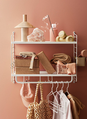 【绝版现货】瑞典String 多功能厨房整理架浴室置物架走廊收纳架