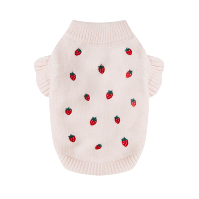 秋冬狗狗马尔济斯草莓毛衣