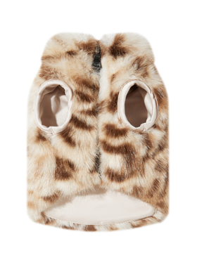 UNLEASHED秋冬保暖狗衣服仿貂毛皮草比熊马尔济斯宠物狗狗厚外套