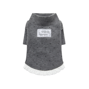 UNLEASHED韩国ins秋冬马尔济斯狗狗半高领弹力保暖打底宠物衣服