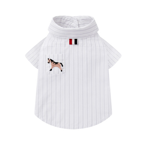 UNLEASHED马年限定tb风狗狗衬衫早春夏可爱老钱风猫狗宠物衣服