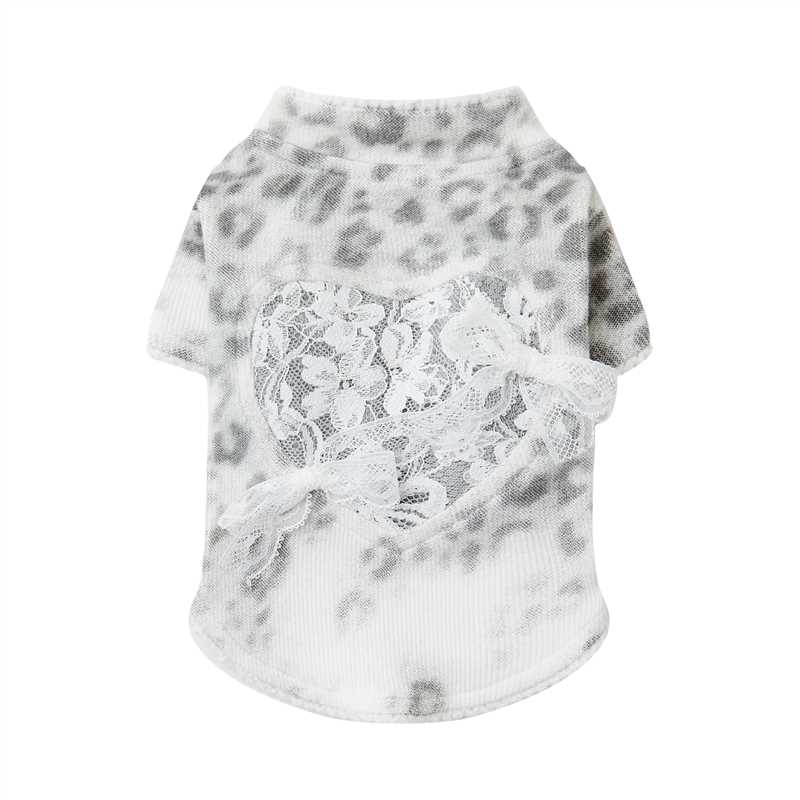 ins风豹纹厚蕾丝秋冬保暖韩国