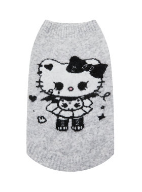 UNLEASHED韩国ins风kitty可爱马尔济斯西施毛衣秋冬保暖狗狗衣服