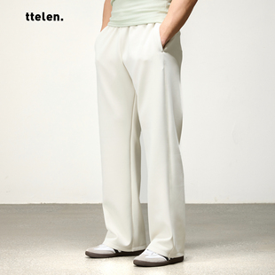 ttelen.防紫抗菌 宽松健身长裤 春夏裤 子 泡芙空气层速干直筒运动裤
