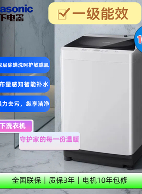 Panasonic/松下大容量波轮全自动洗衣机原装除螨XQB100-T2F1
