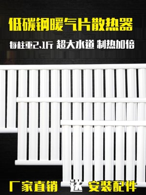 钢制暖气片家用水暖卫生间壁挂式集中供暖水暖防腐钢散热器片浴室