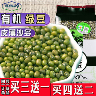 北纬49东北有机2025年新鲜农家能生豆芽 专用大粒小绿豆400g
