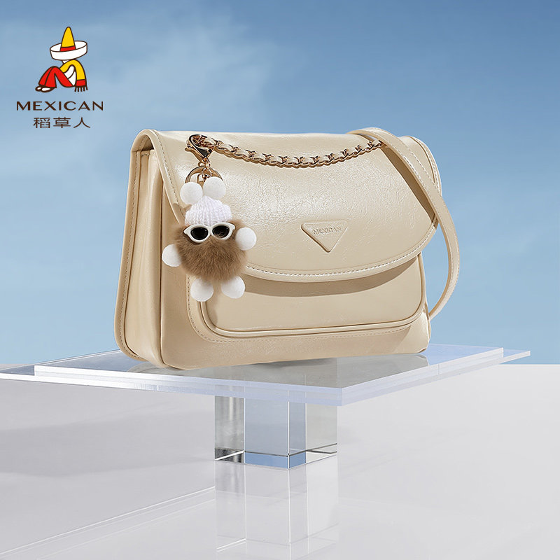 稻草人包包女款新款时尚单肩包出游旅行大容量斜挎包上班通勤女包