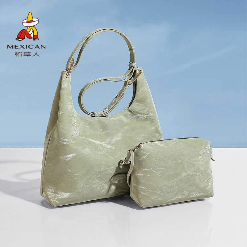 稻草人包包女款新款单肩包时尚百搭手提包大容量托特包通勤包女包